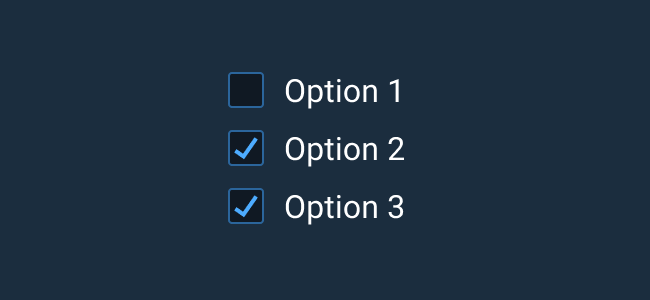 Do: Neatly arrange and group multiple Checkboxes whenever possible.
