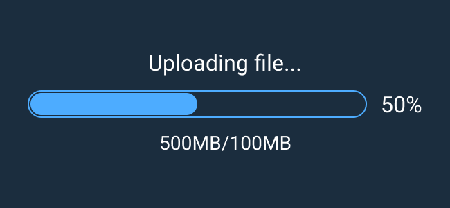 Do: Use a Determinate Progress Bar to indicate to users how much of an operation has been completed.