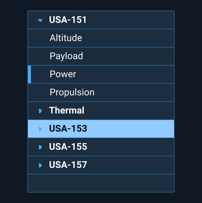 Astro Tree Component with no status symbols.